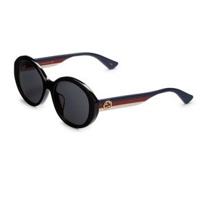 GUCCI Round Web Sunglasses GG0279SA Black